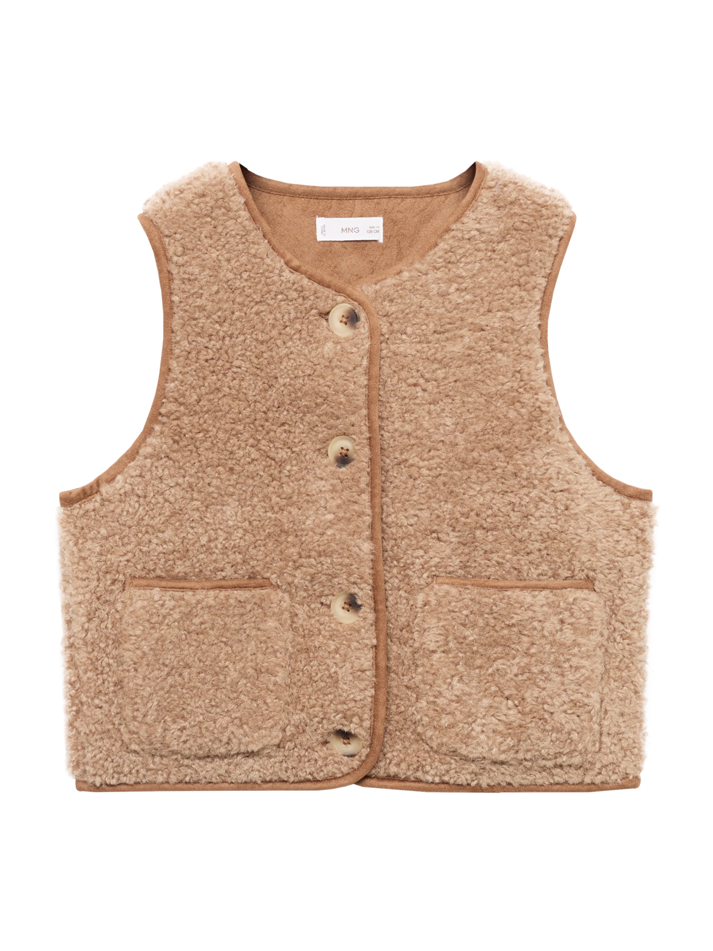 MANGO KIDS Vesta 'CARAMEL' mdchen hnedá 152