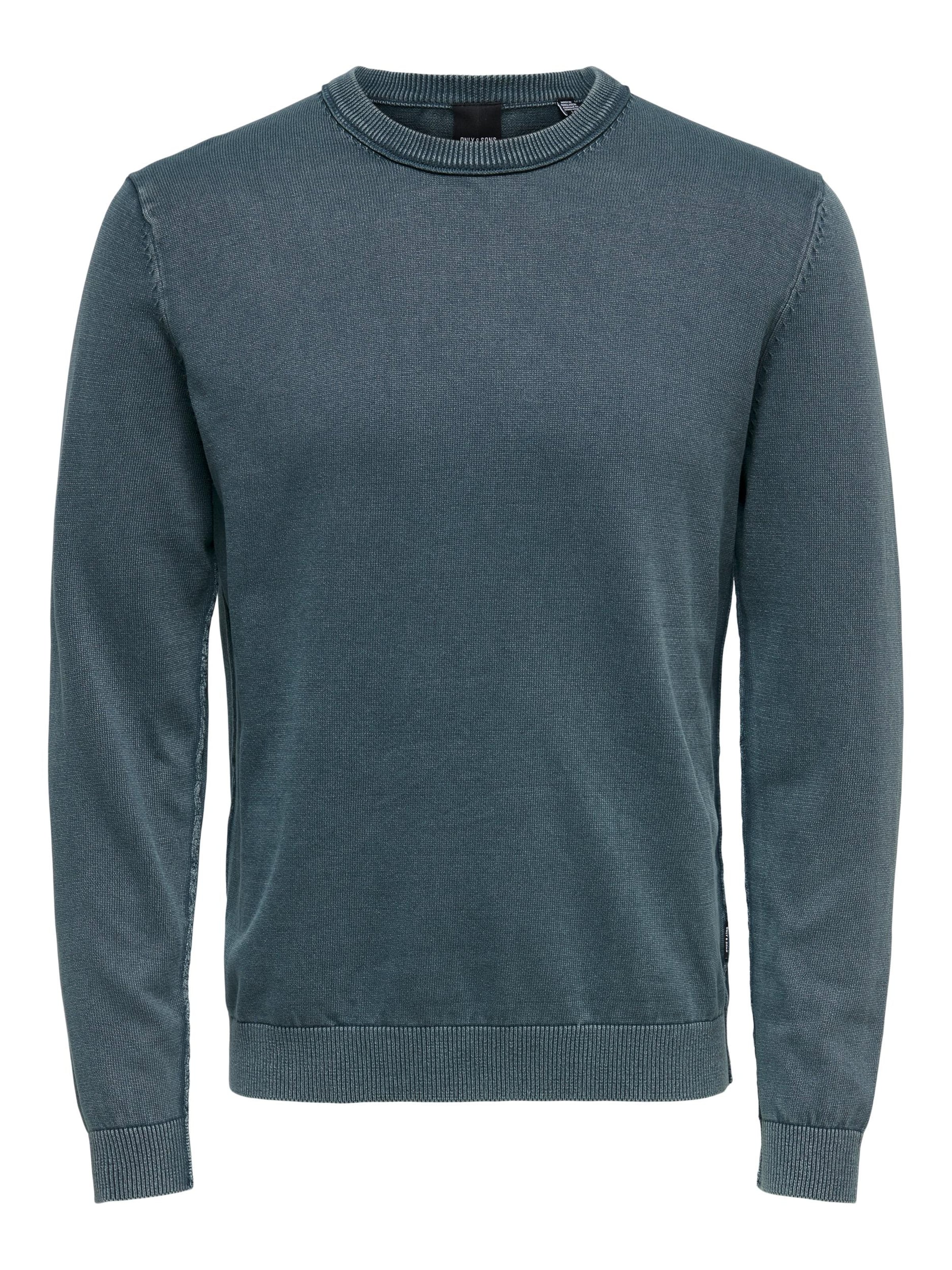 Only & Sons Pull-Over 'clark' L Bleu