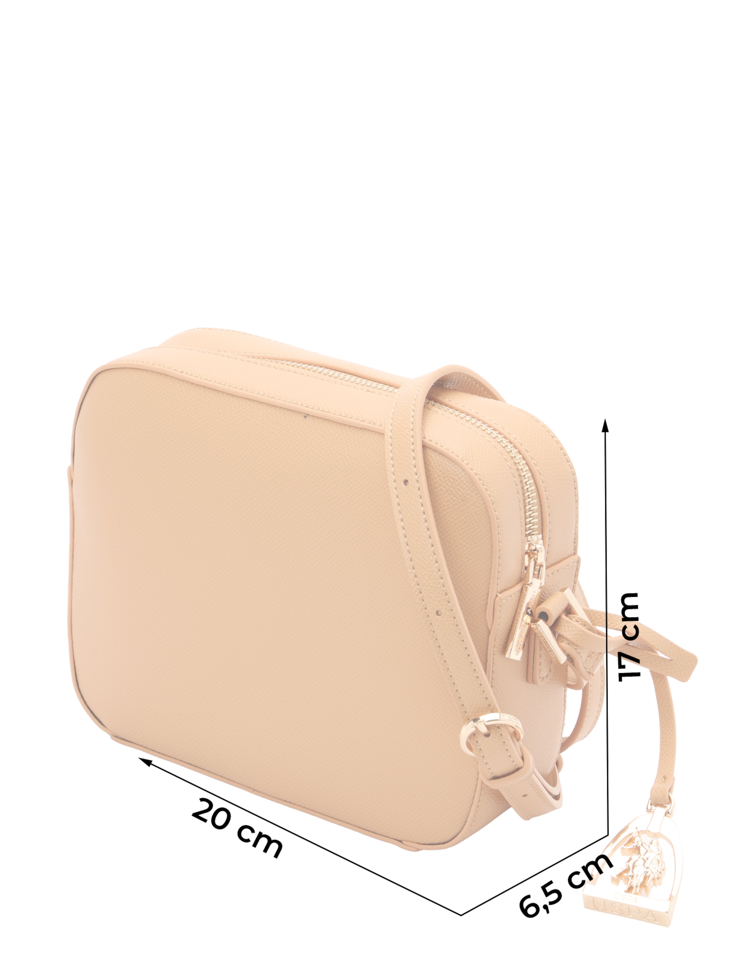 U.S. POLO ASSN. Taška cez rameno ženy béžová one_size