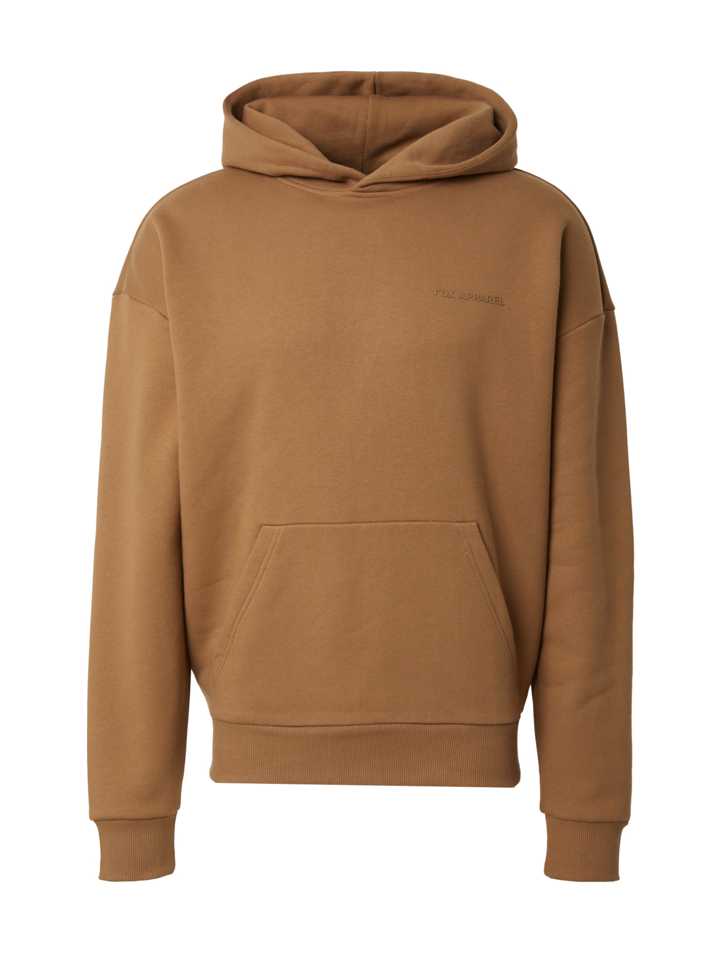 DAN FOX APPAREL Mikina 'Sebastian' muzi hnedá s