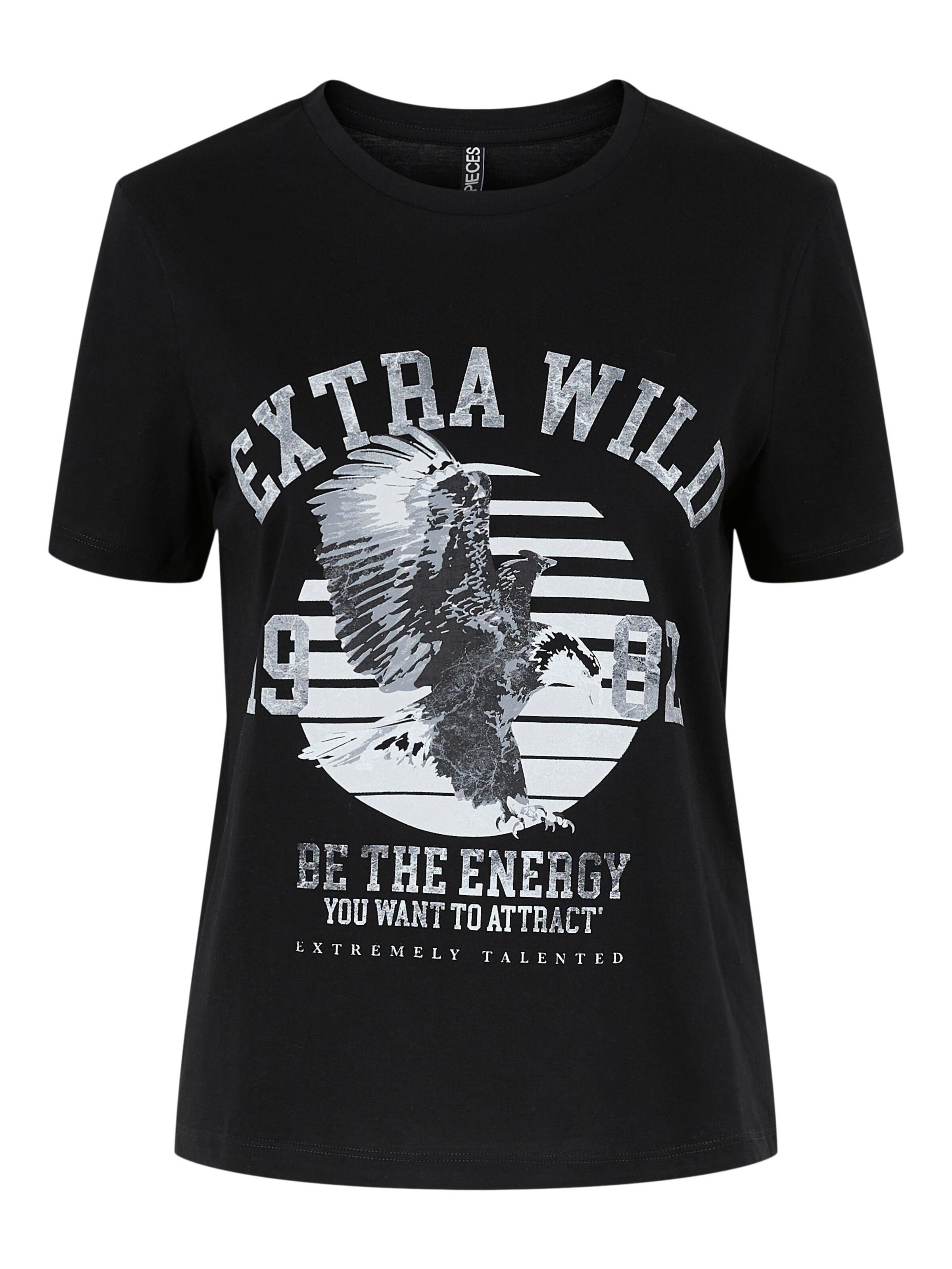 Pieces T-Shirt 'halie' XS Noir