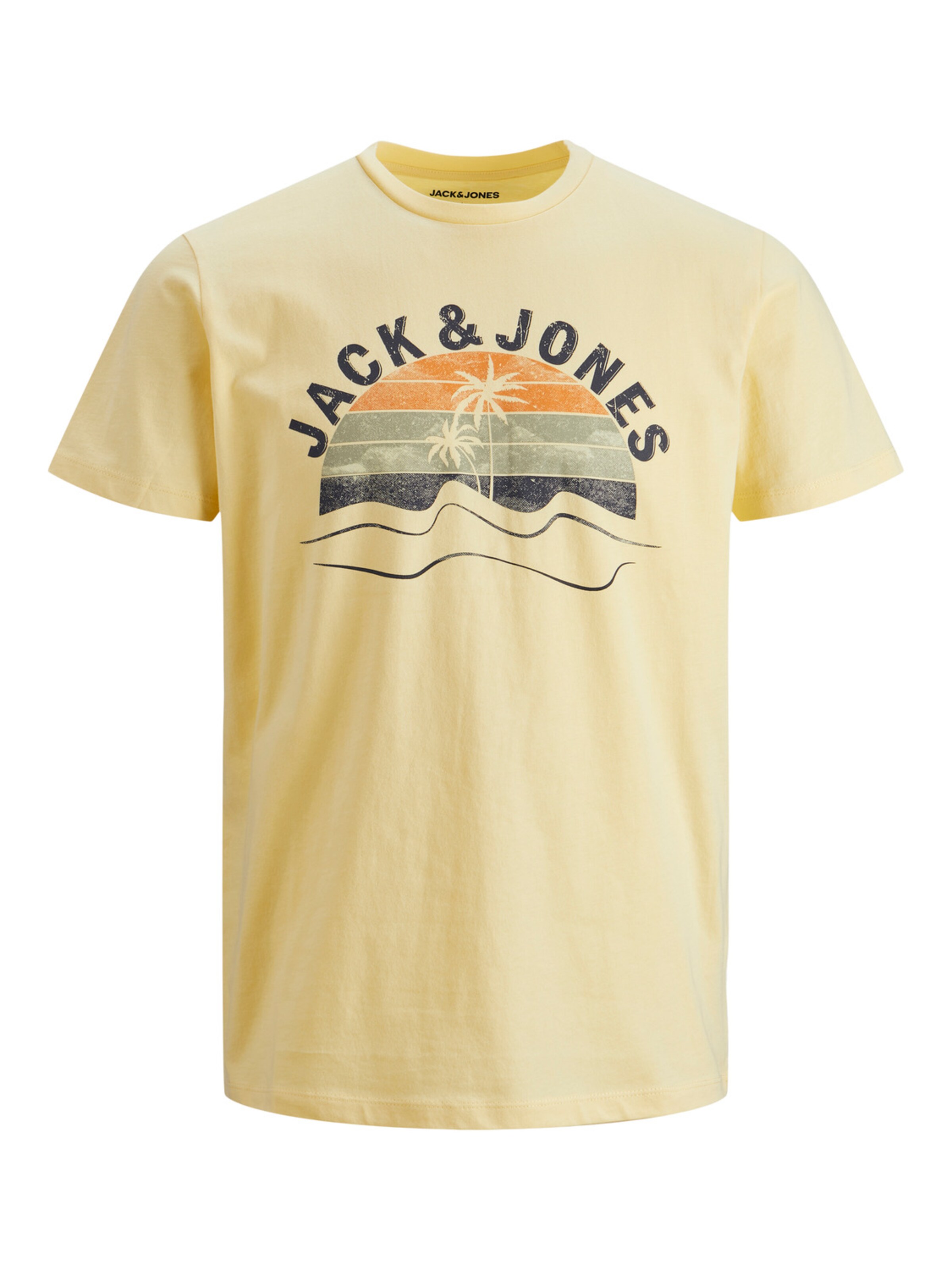 Jack & Jones Junior T-Shirt 'palm' 152 Jaune