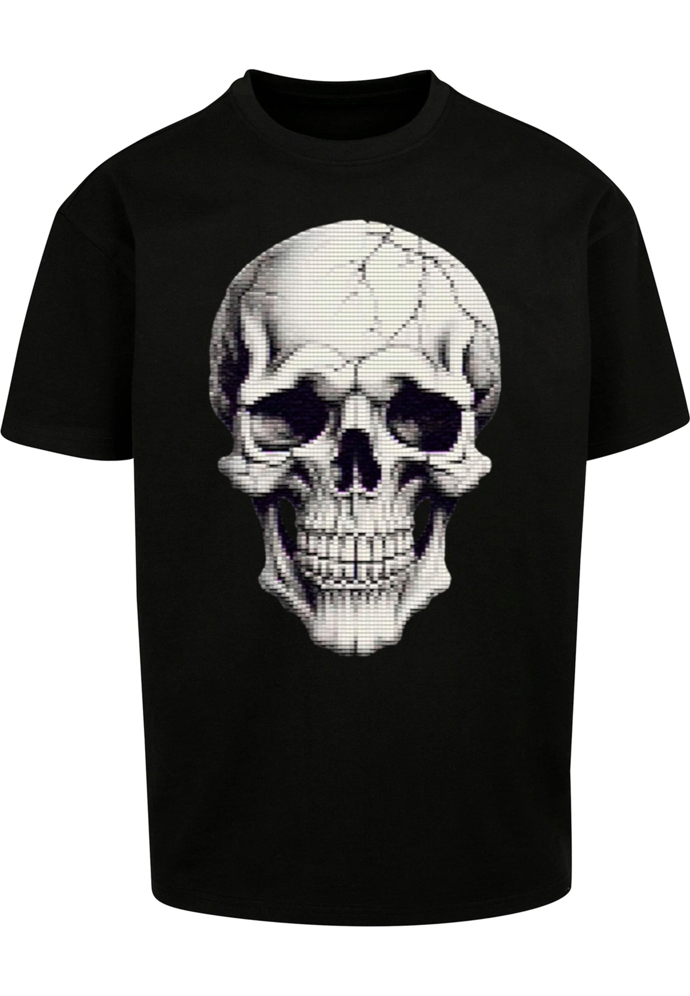 Merchcode Póló 'Halloween - Skull' férfi fekete m