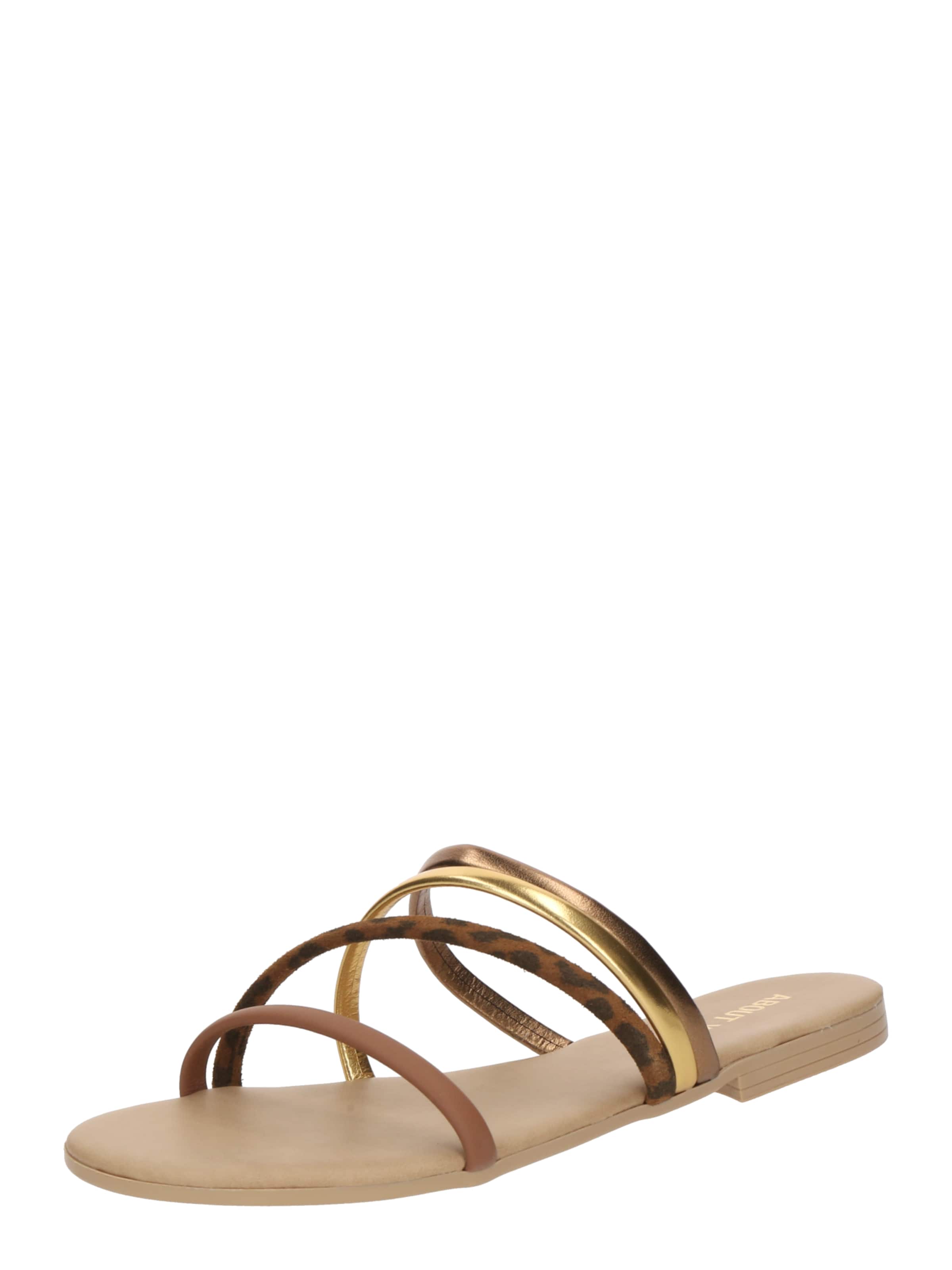 ABOUT YOU Šľapky 'Pia' ženy bronze 37