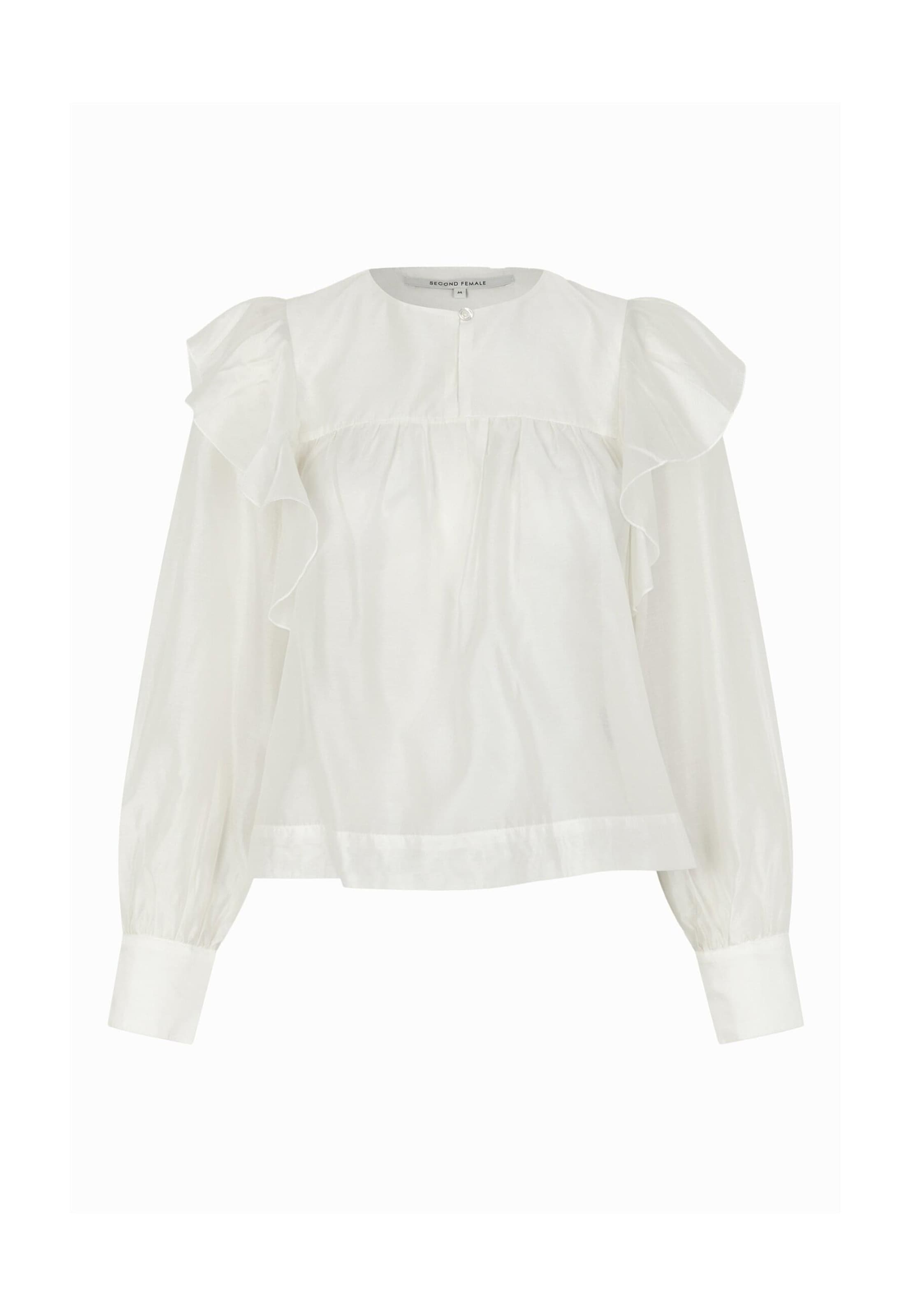 SECOND FEMALE Blúz 'Dream Ruffle' női bézs l
