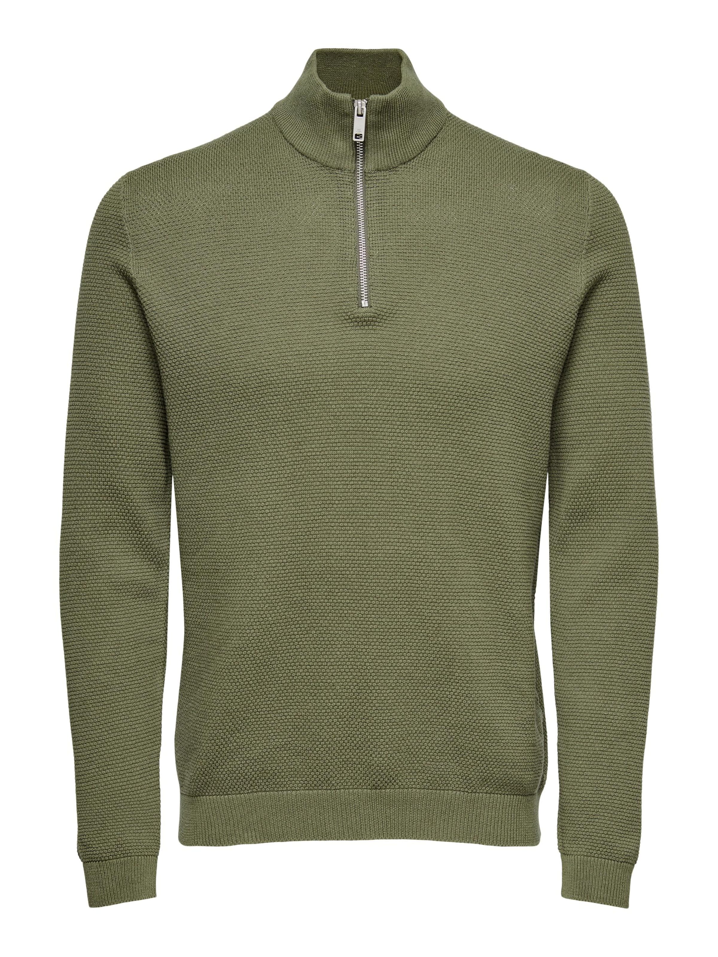 Only & Sons Pull-Over 'panter' L Vert