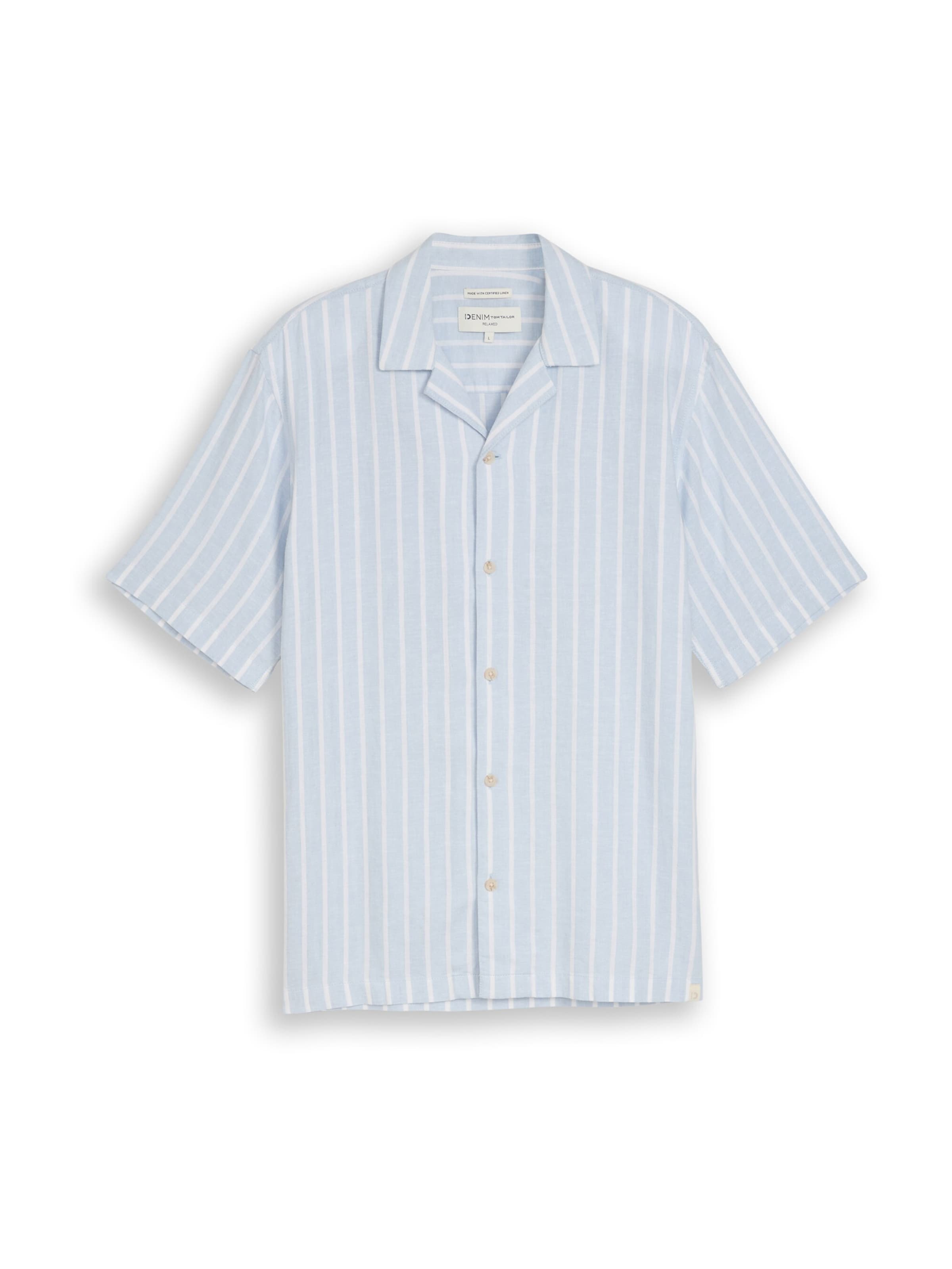 TOM TAILOR DENIM Cămașă bǎrați albastru l