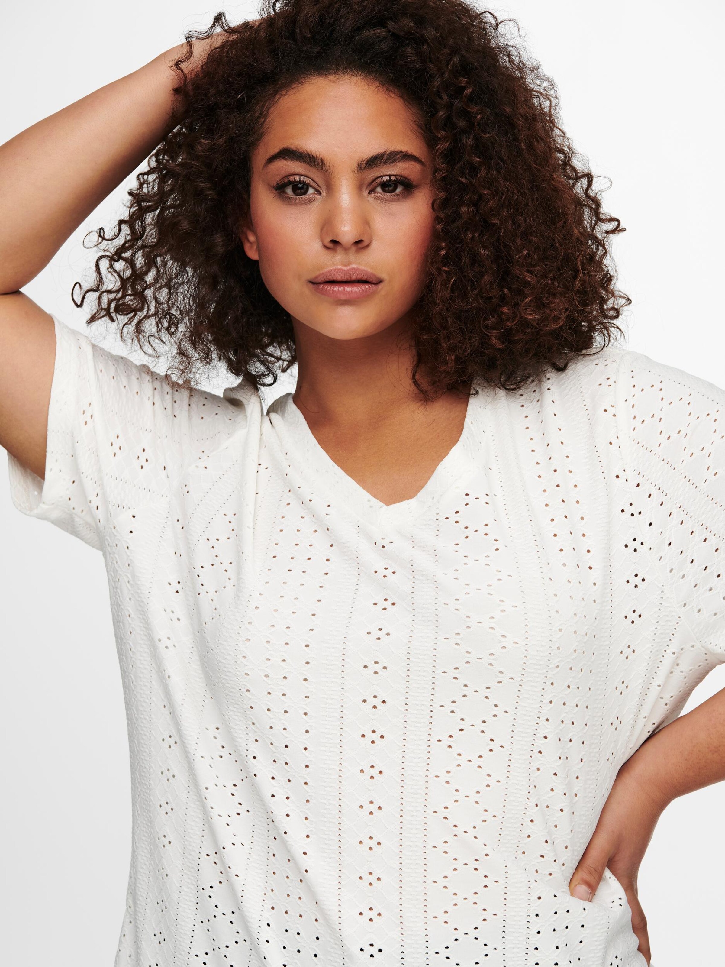 Only Carmakoma Chemisier 'silje' XL Blanc