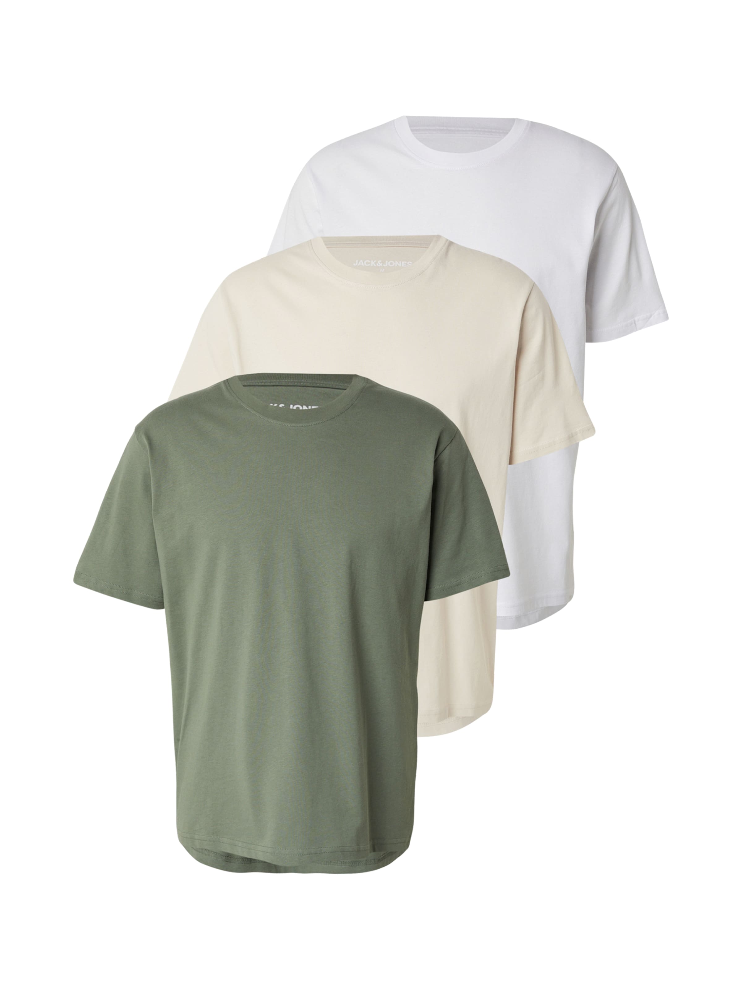 JACK & JONES Tricou bǎrați bej xxl