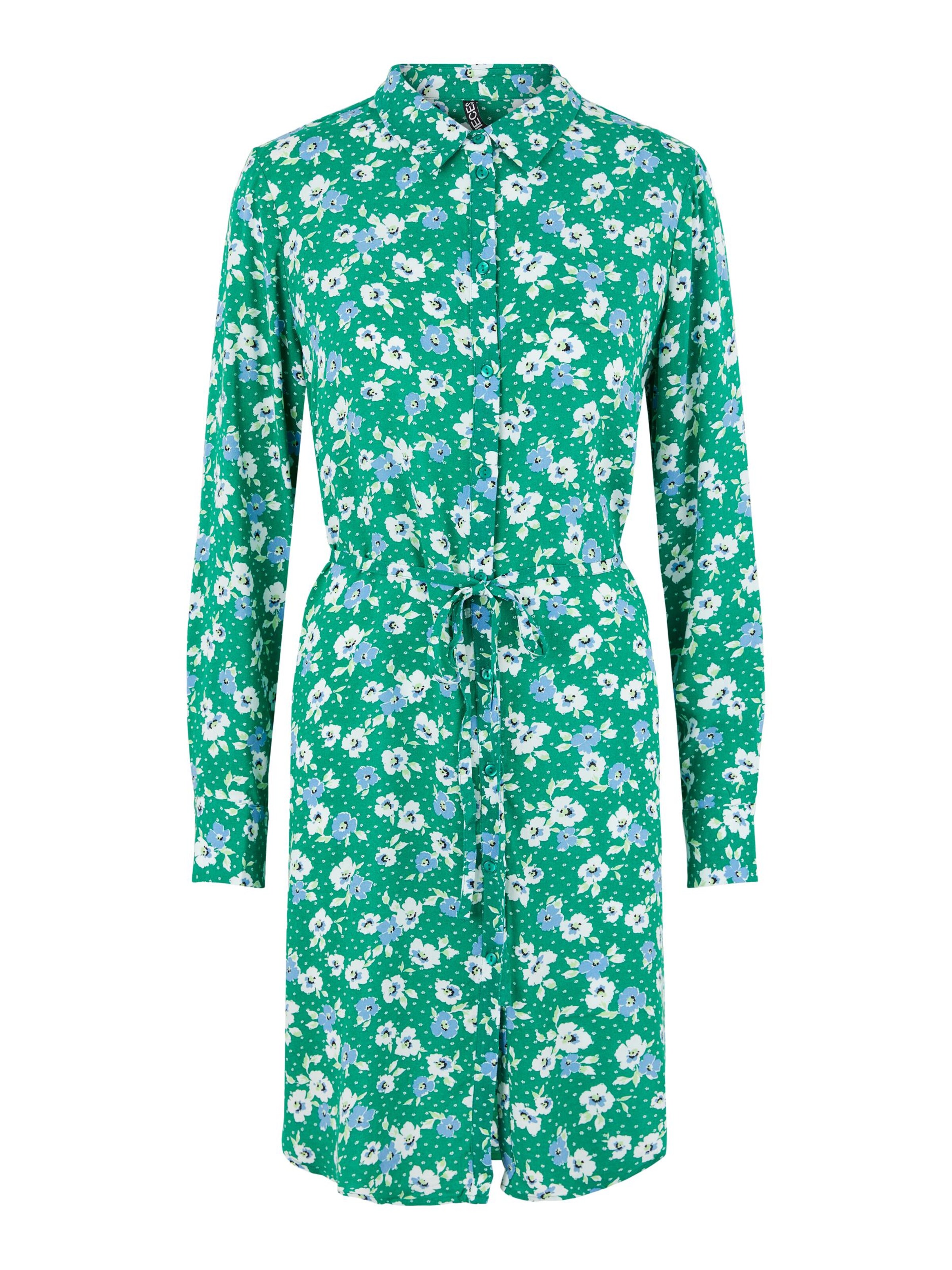 Pieces Robe-Chemise 'vatilda' 40 Vert