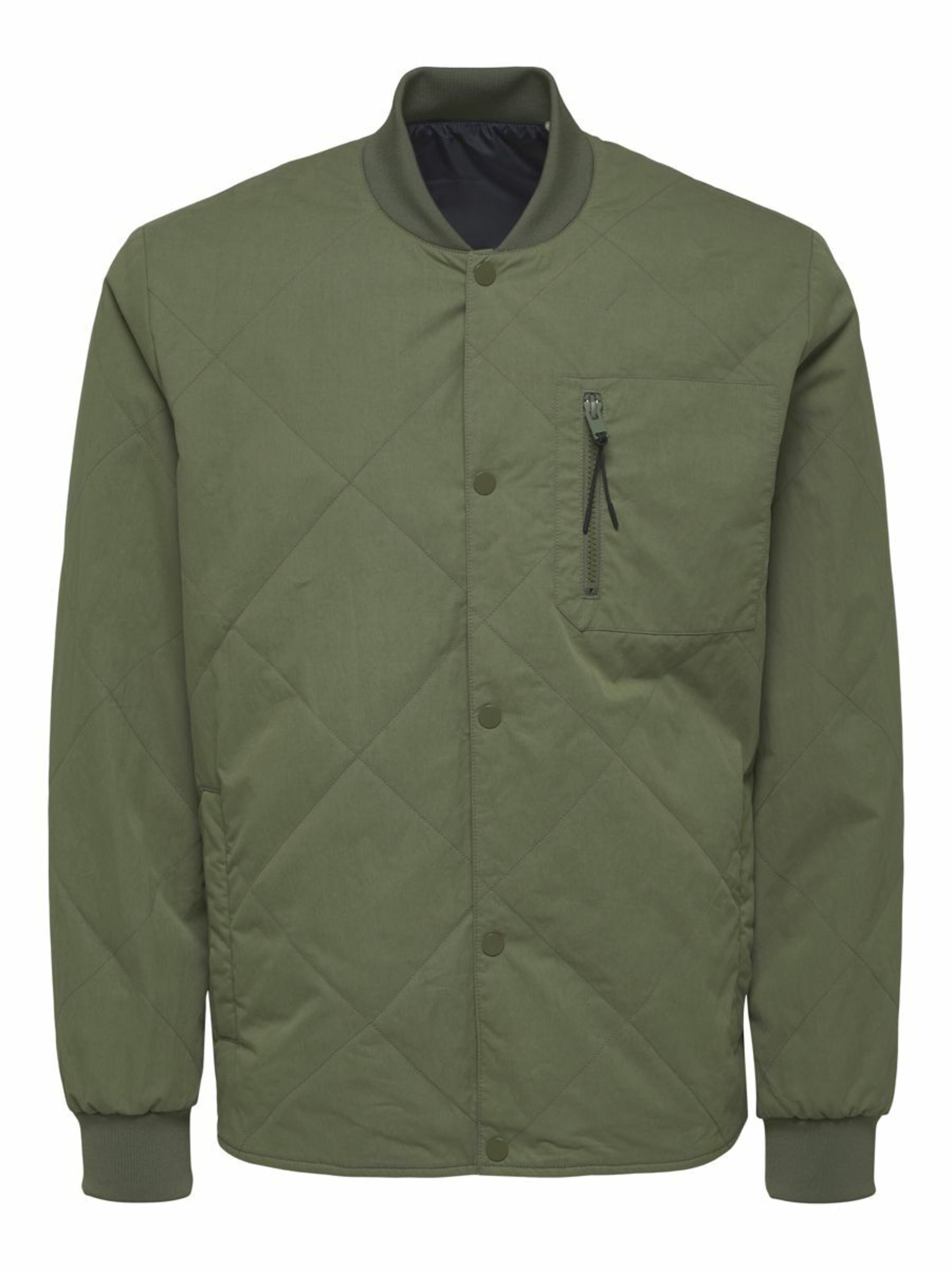 Selected Homme Veste Mi-Saison L Vert