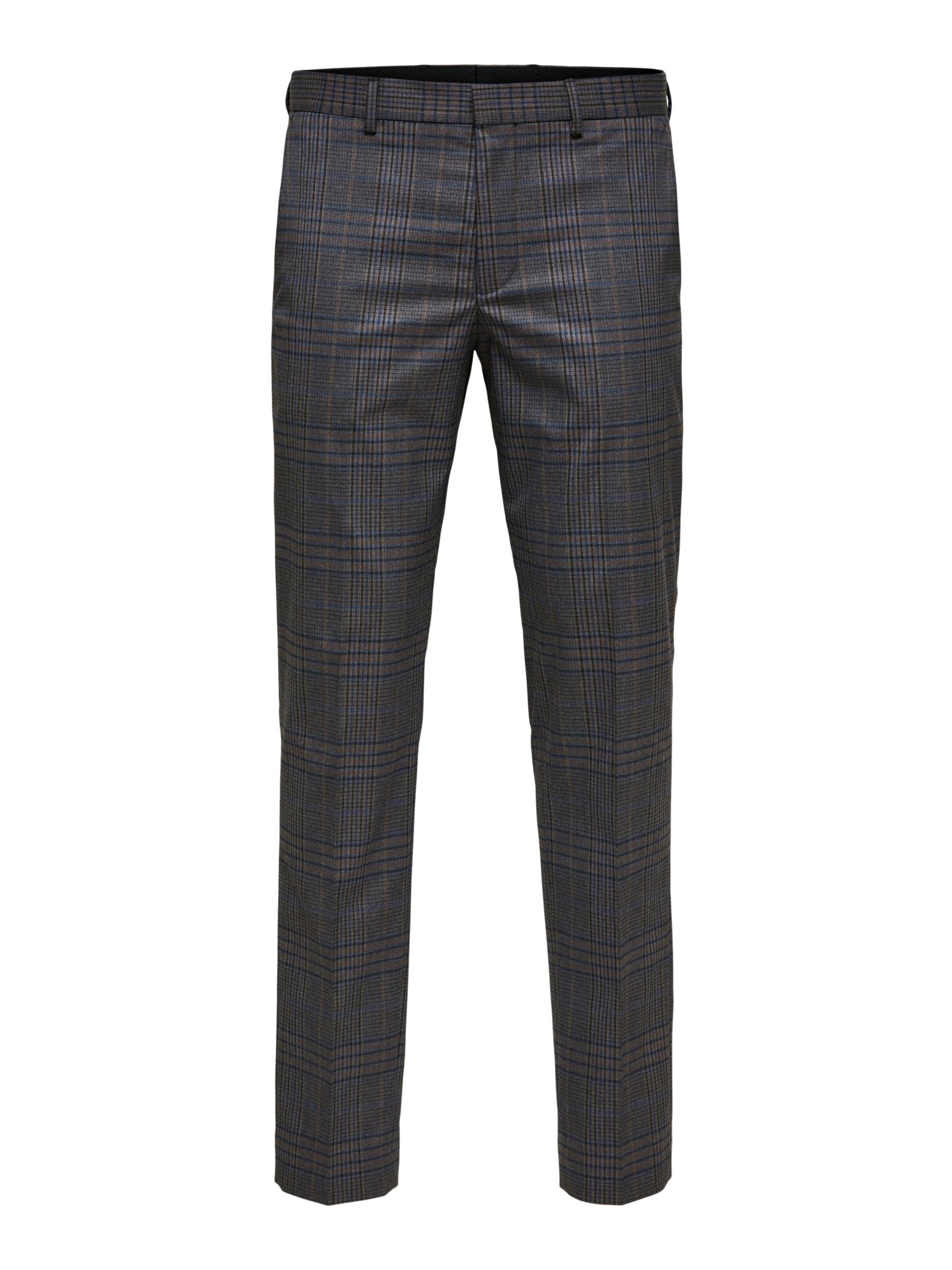 Selected Homme Pantalon À Pince 44 Gris