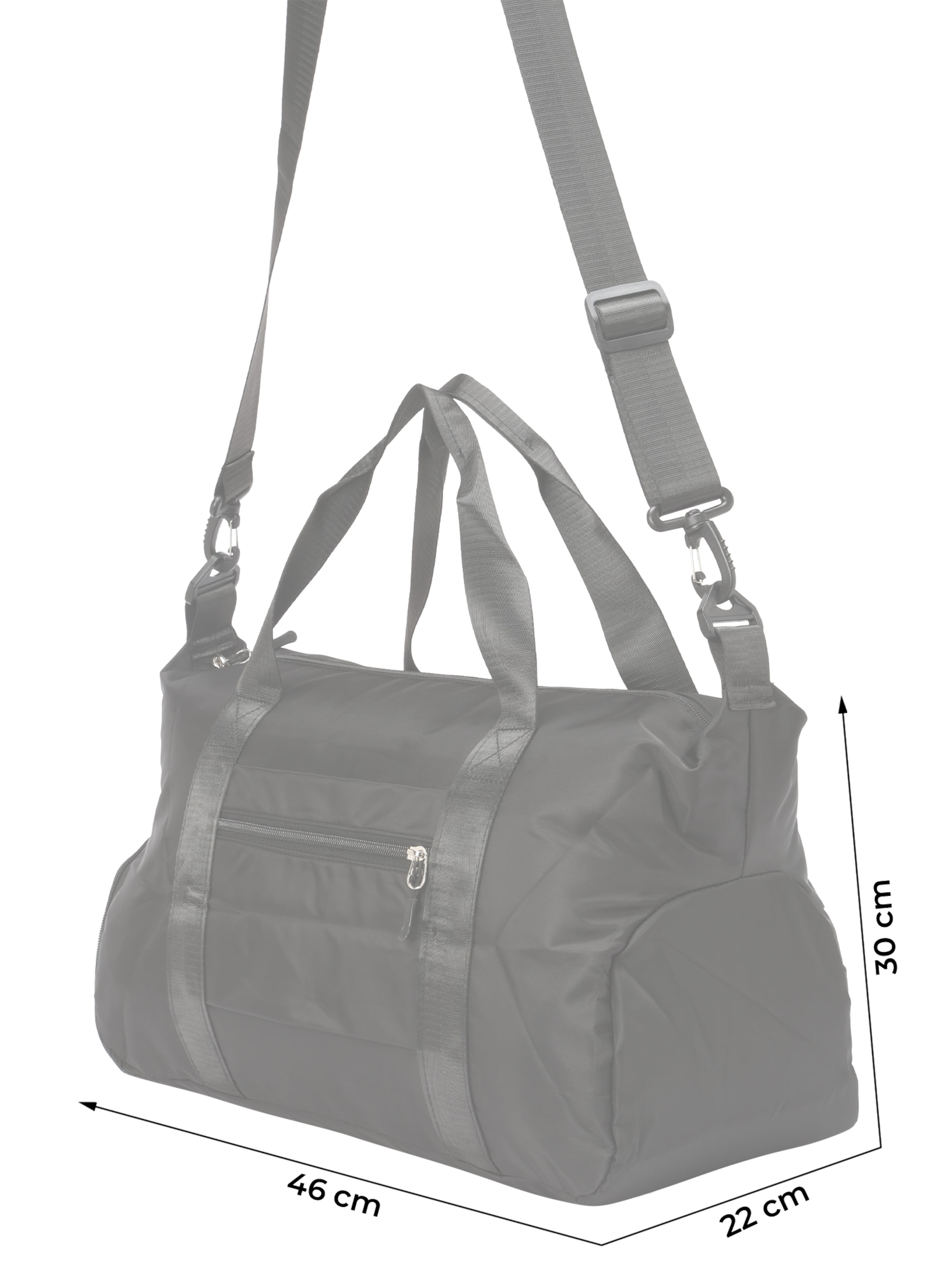 ABOUT YOU Sporttas 'Larissa' dames schwarz one_size