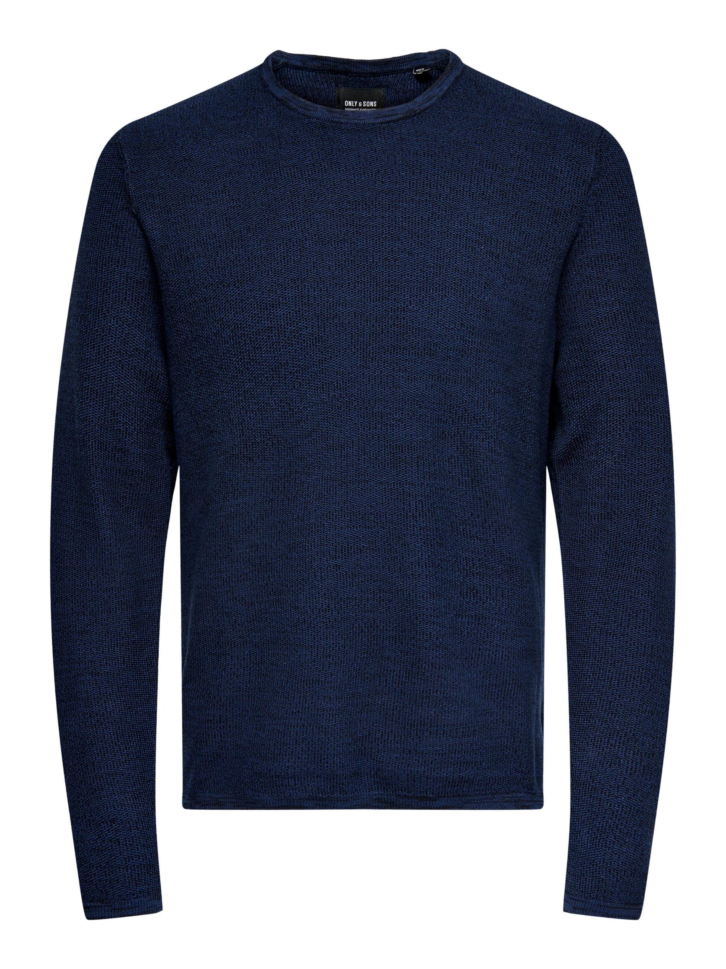 Only & Sons Pull-Over 'niko' XS Bleu