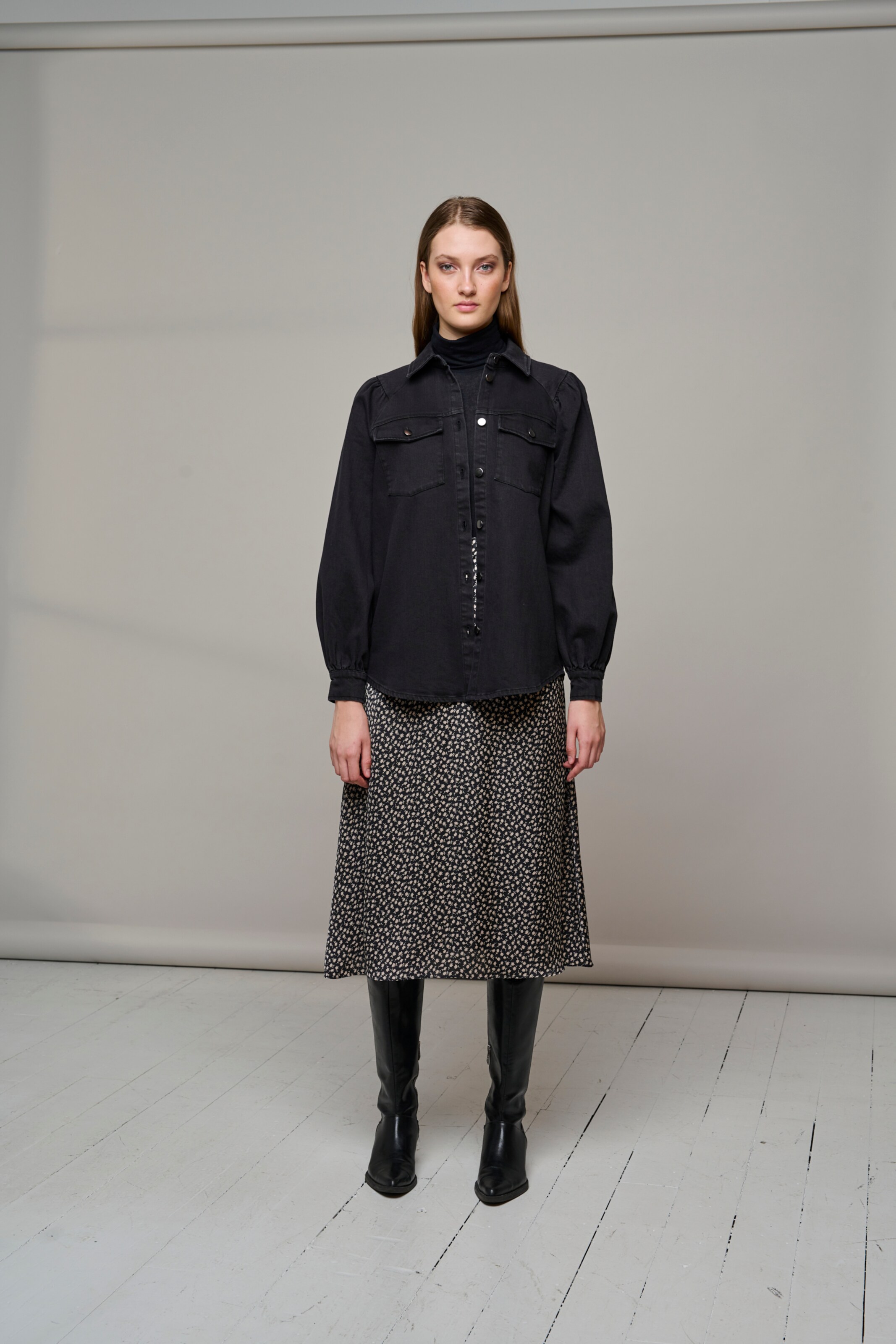 Bruuns Bazaar Chemisier 'lilias Crossing' XS Noir