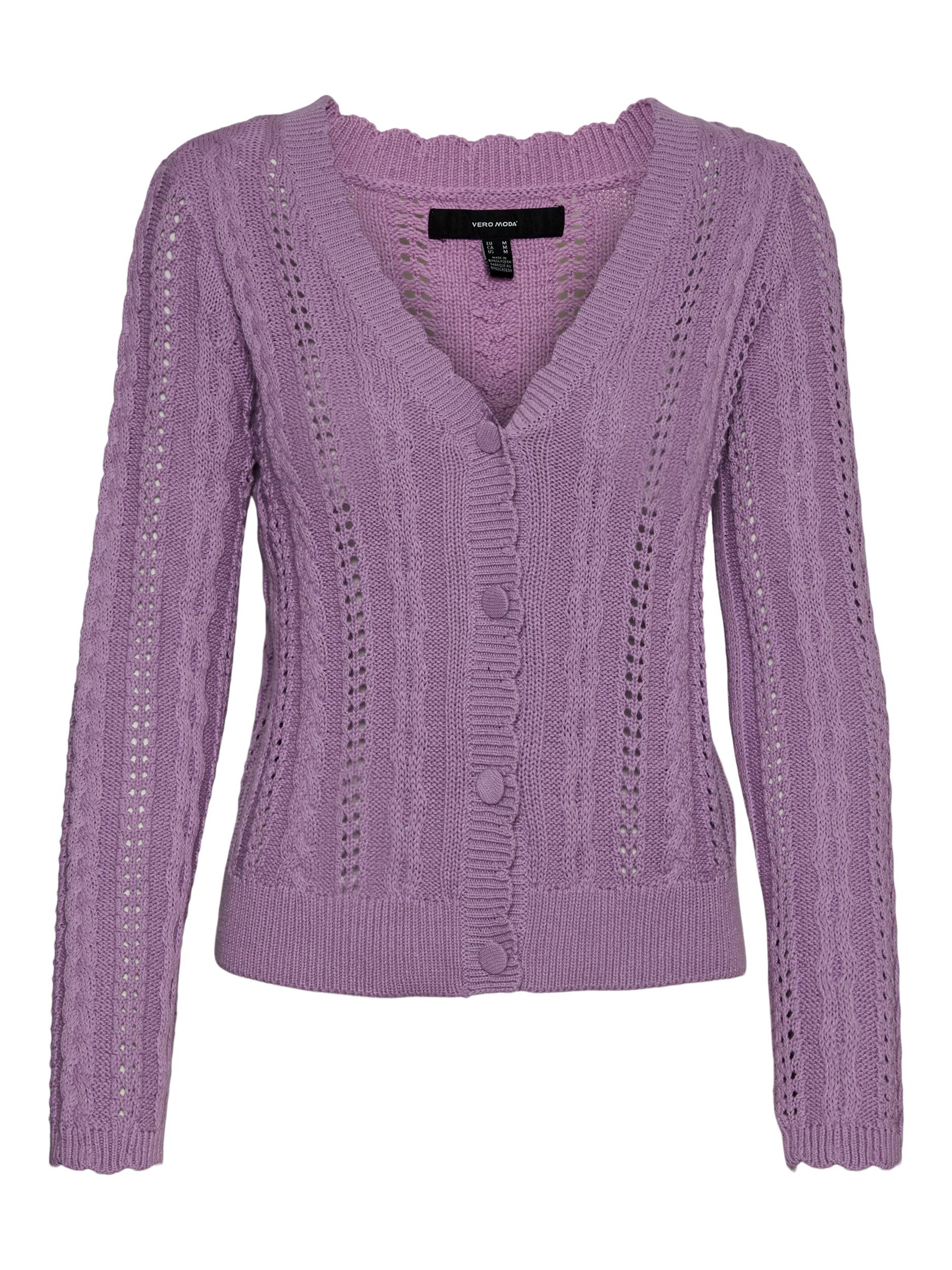 Vero Moda Cardigan 'malou' L Violet